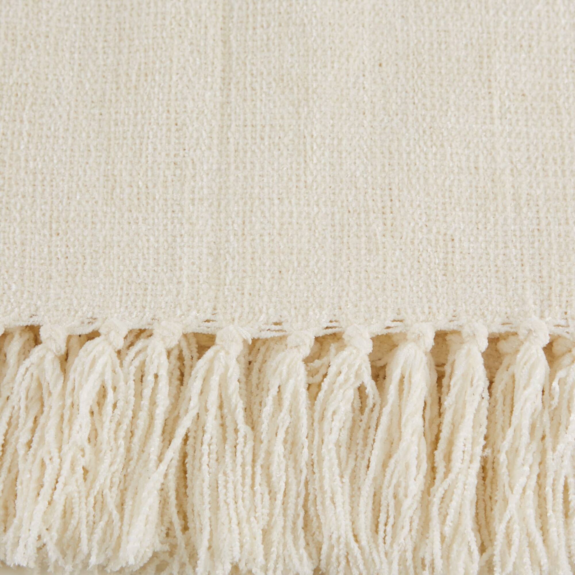 DII® Soft Cream Chenille Throw
